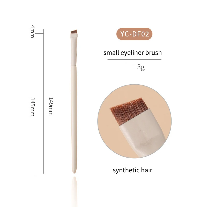 OVW Flat Eyebrow Brush Upgrade Blade Ultra Thin Angle Flat Eyeliner Brush Under Eye Liner Brow Precise Detail Brush Beauty Brush