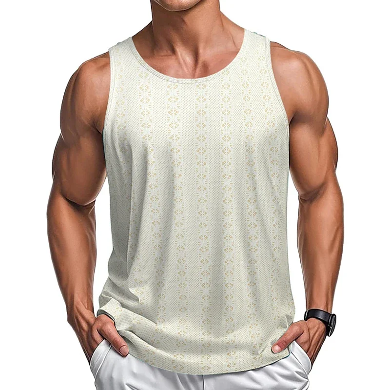 New fashion men hollow out tank tops leisure sport sleeveless gymnastics vests T-shirts casual high quality T-shirts summer
