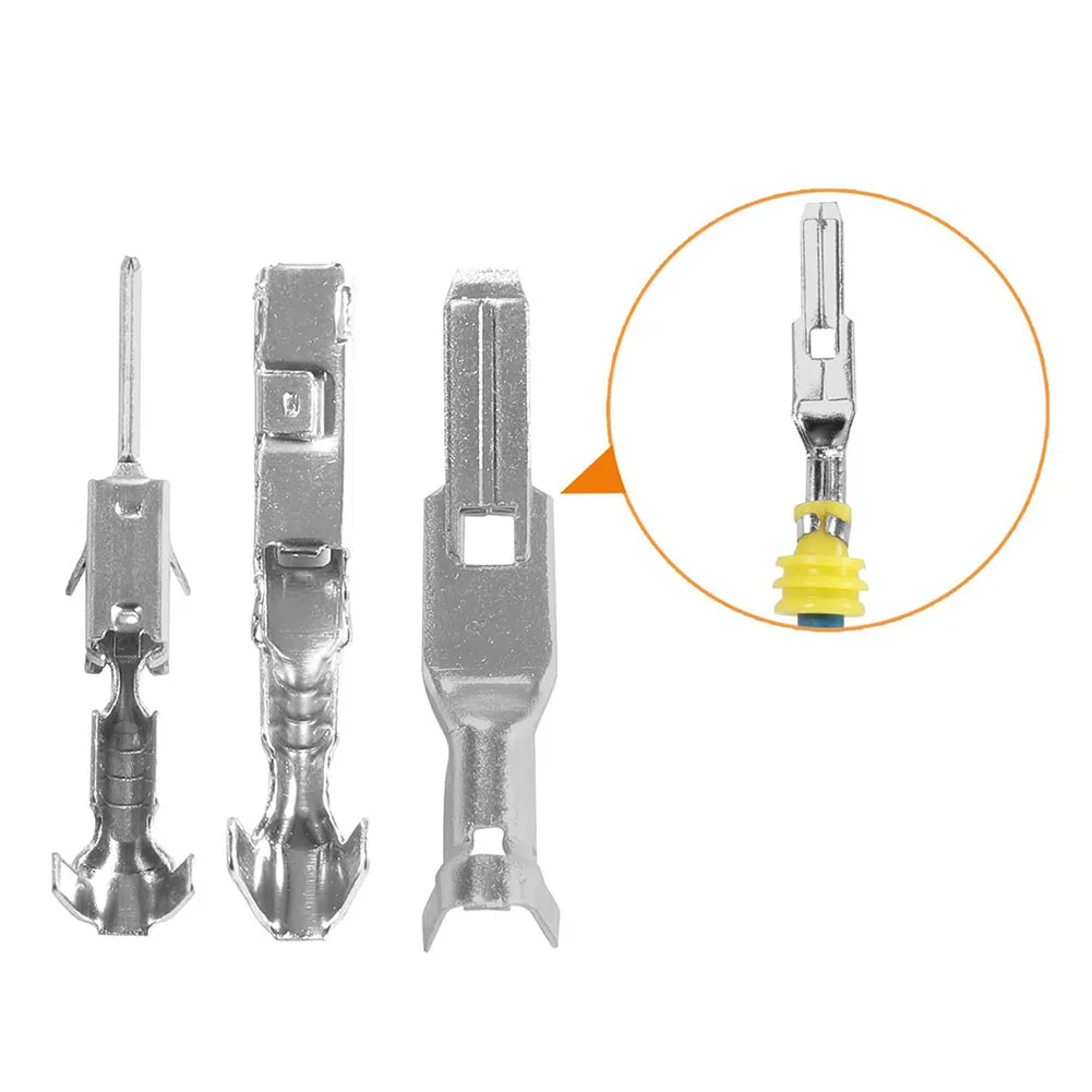Vehicle Connector Pins Kit 578PCS with Female Wire Seals and Removal Tool for Automotive and Motorcycle Electrical Use