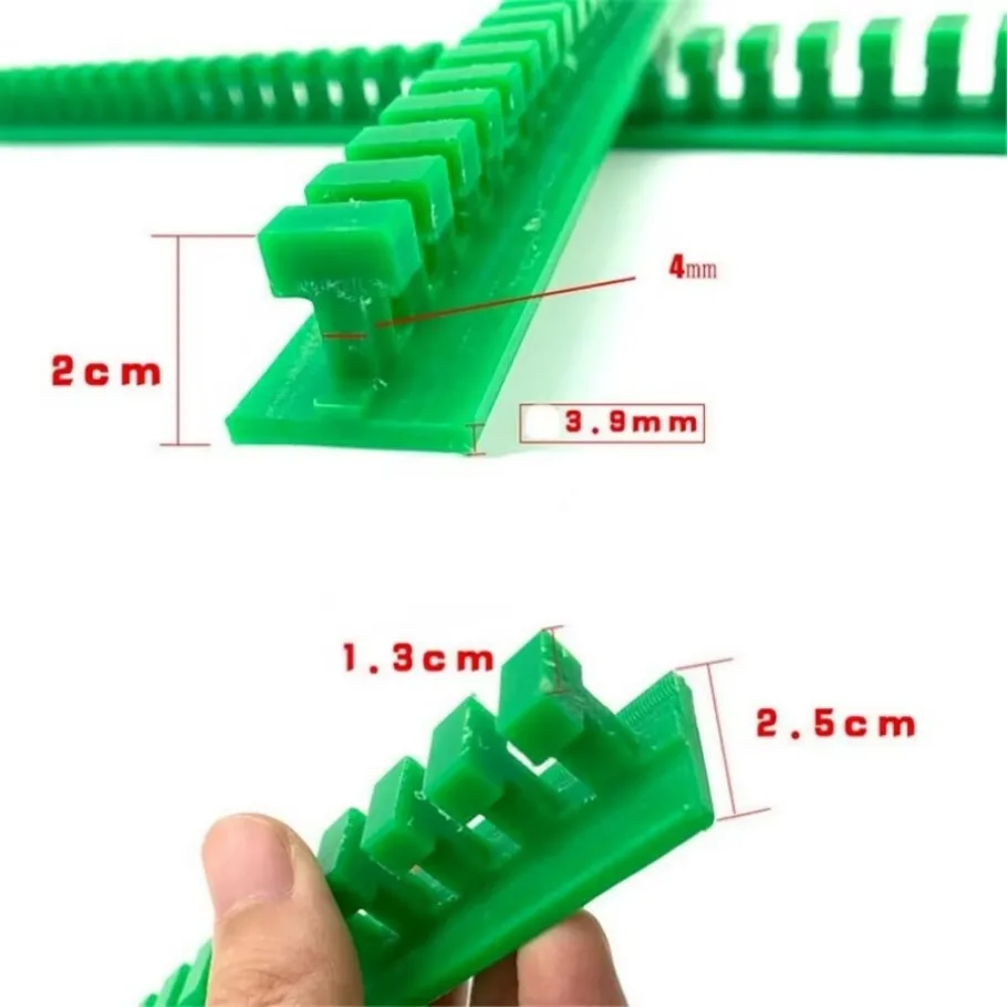 1X50mm Long Green Glue Tabs, for Large and Long Paintless Car Dent Repair Tools