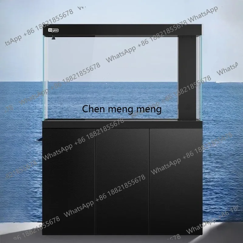

Living Room New Style Aquarium Entrance Hall Decoration Indoors Hotel Aquarium Ecology Floor Home Furniture El Acuario Lsyg