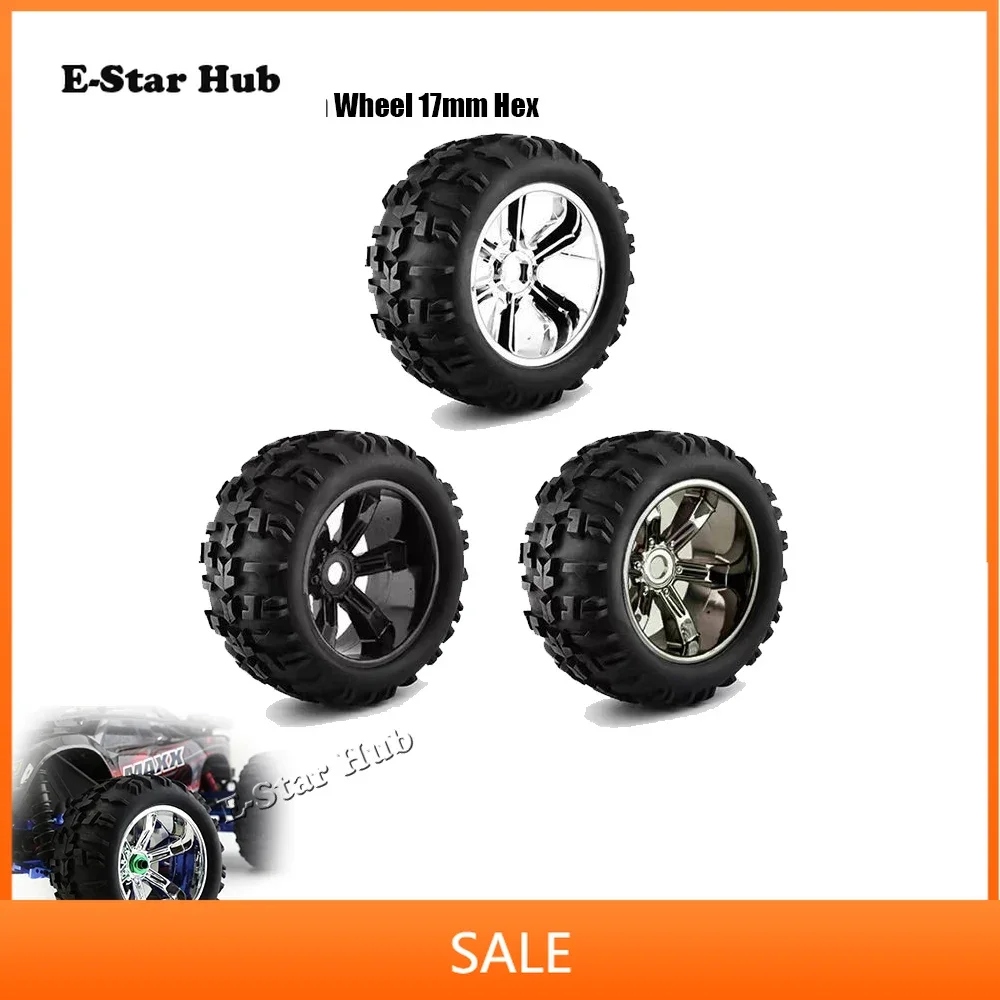 

4pcs 1/8 Buggy Tires 156mm Wheel 17mm Hex for Losi LMT Arrma Kraton Traxxas Maxx E-Revo Kyosho USA-1 Monster Truck Upgrade Parts
