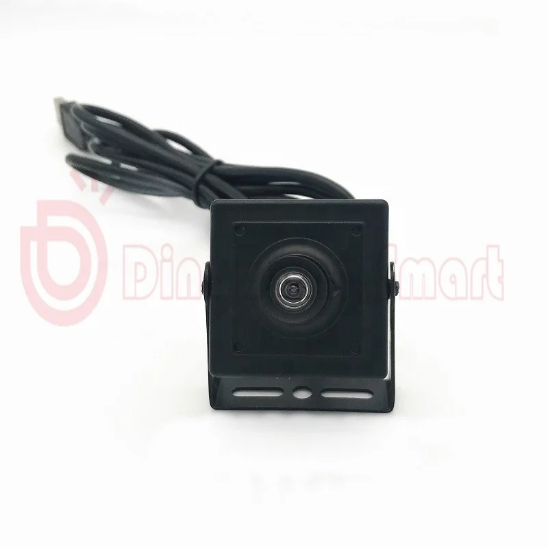 No-Distortion Lens CMOS 5MP 2592x1944 Mini CCTV USB Box Camera with 1 Year Warranty Vandal-Proof IP65 Waterproof UVC Free Driver