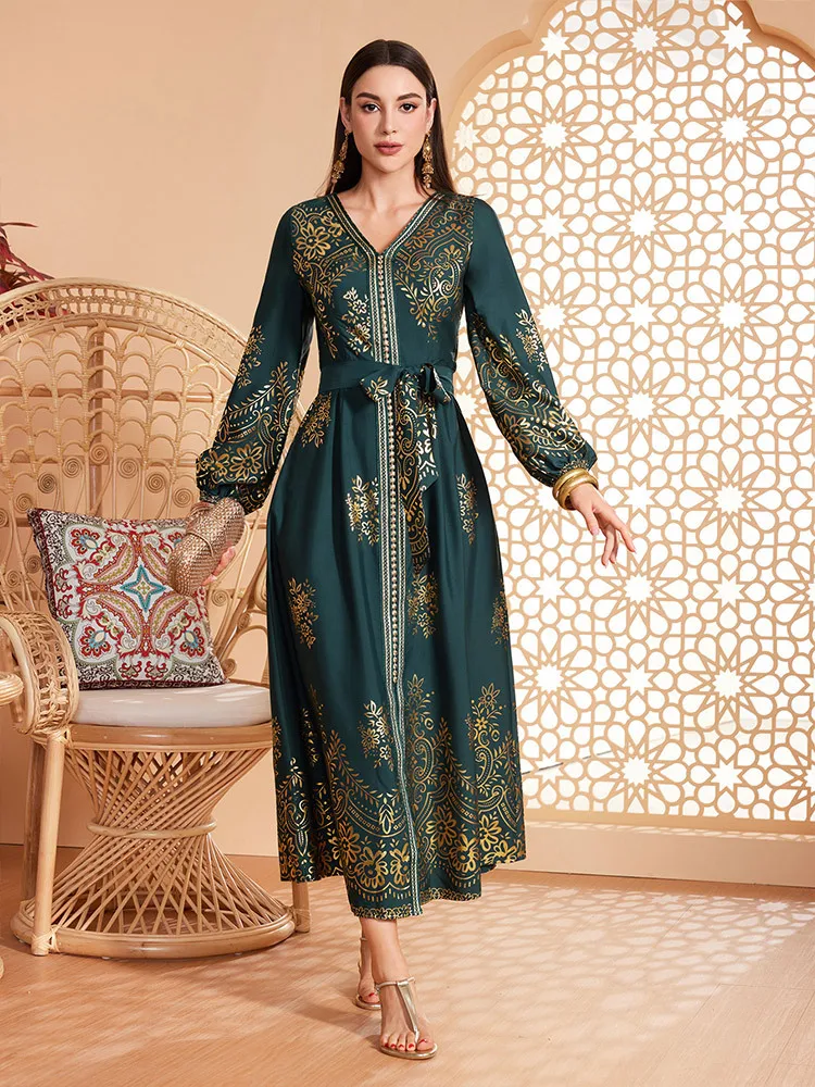 Abaya Kaftan Dubai Hijab Muslim Dress Islamic Clothing For Women Caftan Turkish Dresses Robe Femme Arabic Vestidos Eid Ramadan