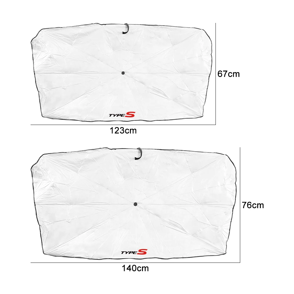 نافذة السيارة الأمامية حامي الظل الشمس ، مظلة السيارات ، أغطية الشمس ، هوندا سيفيك نوع R Fk7 Fk8 Fk2 نوع S ، اكسسوارات السيارات