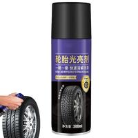 Tire Shine Agent Vehicle Tire Refurbishment Agent Foam 10.14oz Brighten Darken Tire Polish Agent Long-lasting Gloss Protection