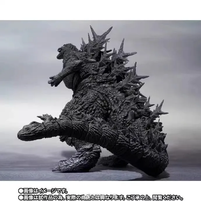 Bandai S.H.Monsterarts Godzilla Anime Figure, Versão Filme Preto e Branco, 2023 Godzilla Minus One Brinquedos para Crianças, Presente Gratuito