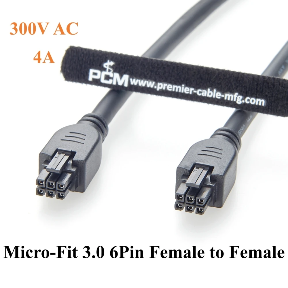 

43025-0600 Micro-Fit 3.0 6-контурный кабель Micro-Fit 3.0 6-контактный разъем «мама-мама» сигнальный кабель питания, совместимый с Molex 2451320620