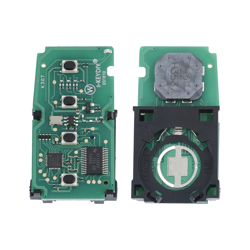 Chave remota dobrável sem fio inteligente universal KEYDIY - TDB01-4 botões estilo Toyota