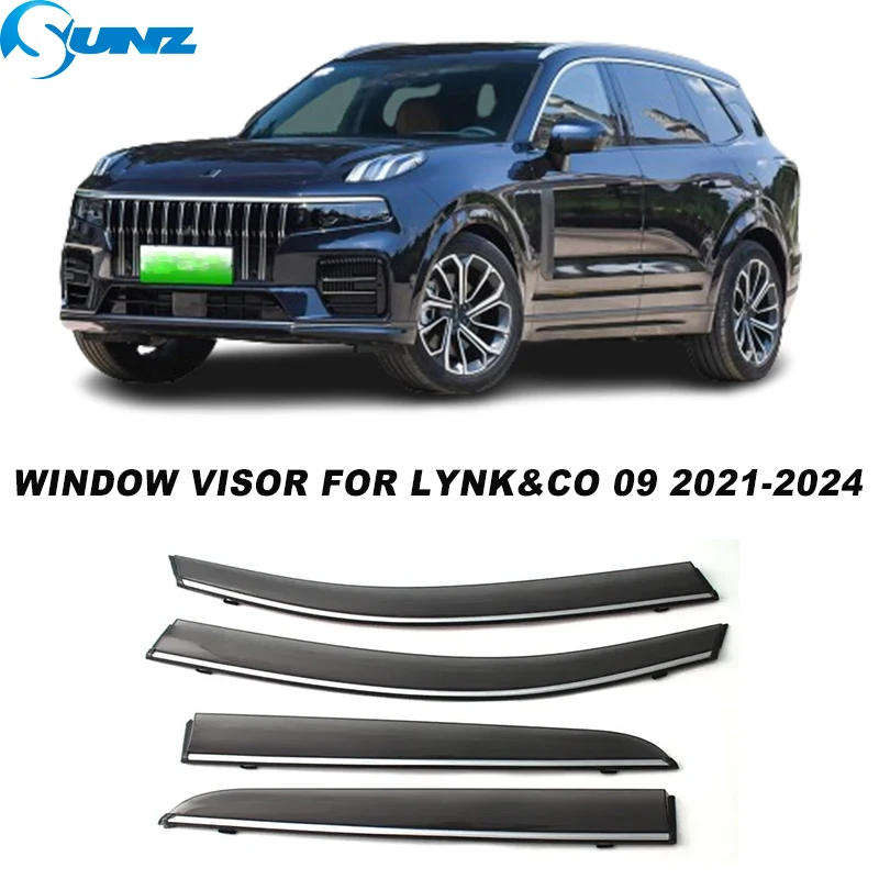 

Car Rain Shield For Lynk & Co 09 2021 2022 2023 2024 Car Sun Rain Guard Window Visor Shield Deflectors Awning Trim Cover