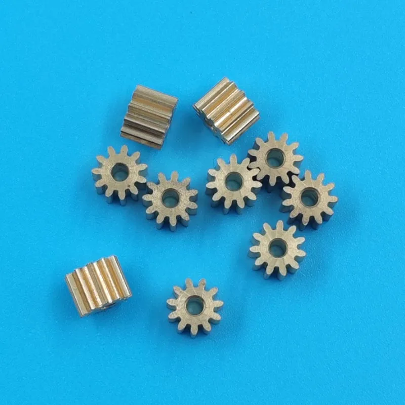 

11Z 0,5 м медная шестерня 11 зубьев OD6,5 мм 2 мм отверстие 112A 100 шт./пакет