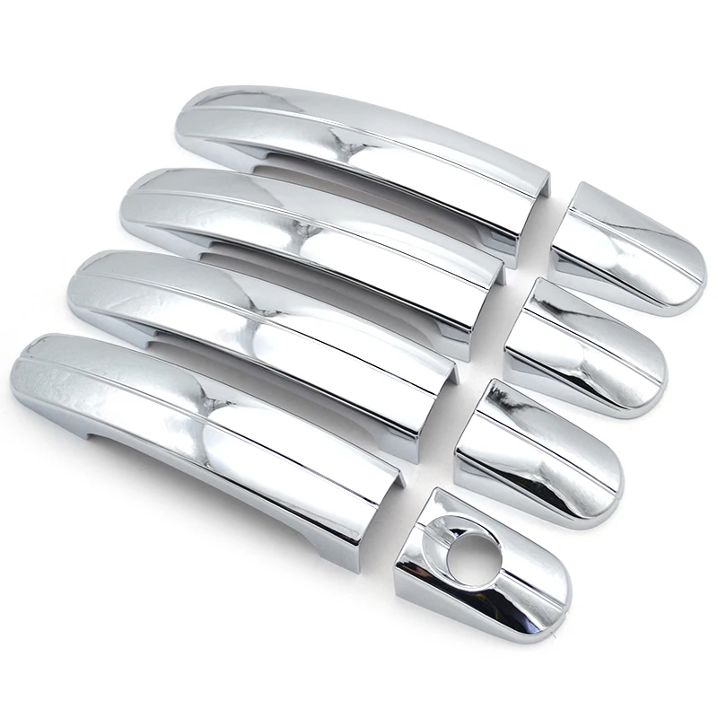 Chrome Door Handle Cover Trim Overlay Molding For Ford Focus Escape Kuga C-Max S-Max Galaxy Mondeo 2013 2014 2015 2016 2017 2018