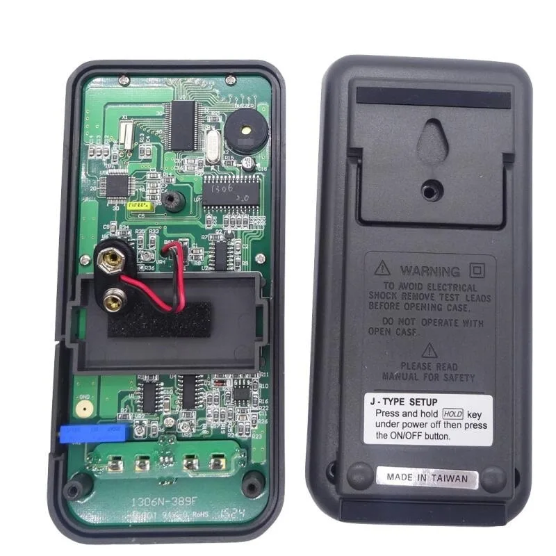 Thermometer TES-1306 Dual Channel Digital KJ Type Thermocouple Thermometer Contact Thermometer