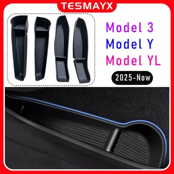 Door Side Storage Box and Trash Can for 2025 2026 Tesla Model 3 Y Juniper Model YL…