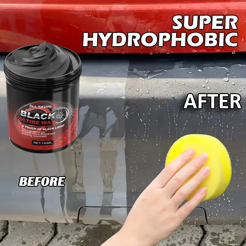 Universal Leather and Plastic Repair Polishing Wax - Automotive interior reconditioning cream for leather/plastic/rubber care