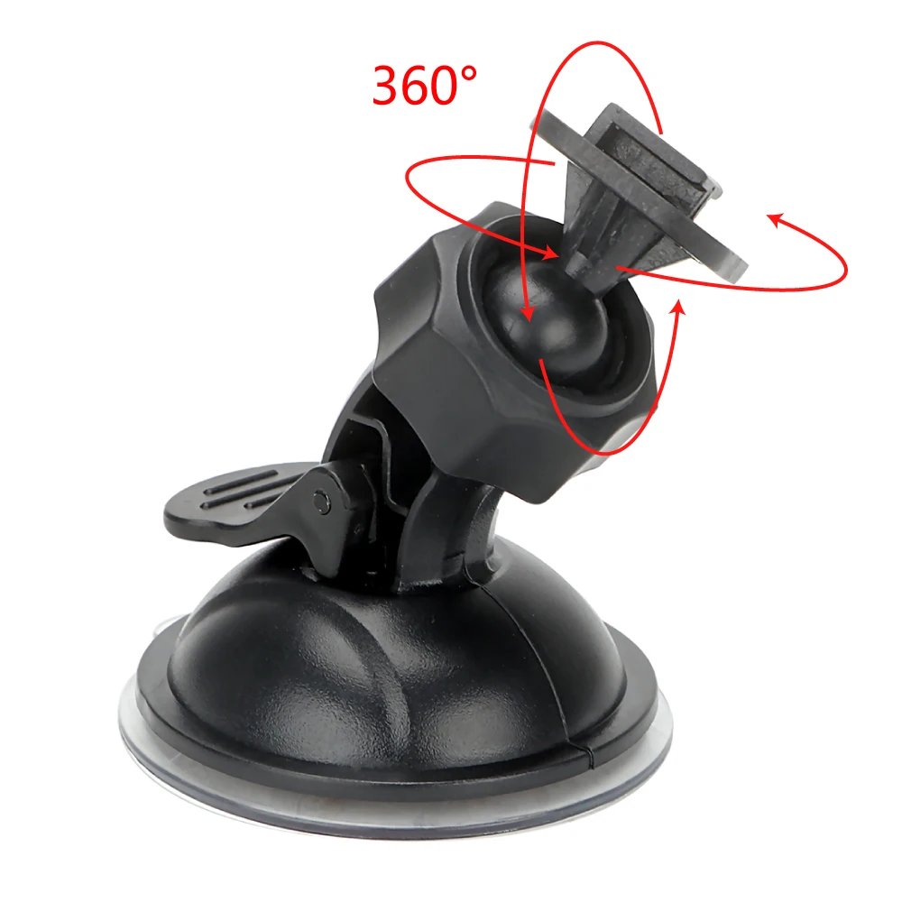 Car Driving Recorder Bracket Sport DV Camera Mount Universal Car Holder DVR Holder 360 Degree Rotating