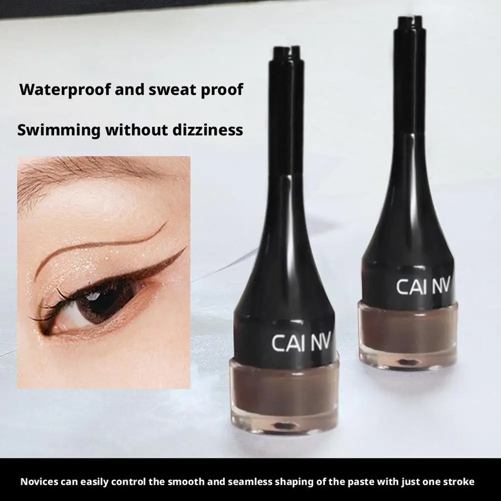 Eyebrow Pomade Brow Natural Dyeing Brow Tinted Waterproof Gel Eyeliner Enhancers Lasting Cream Brow Sculpted Long R8x8