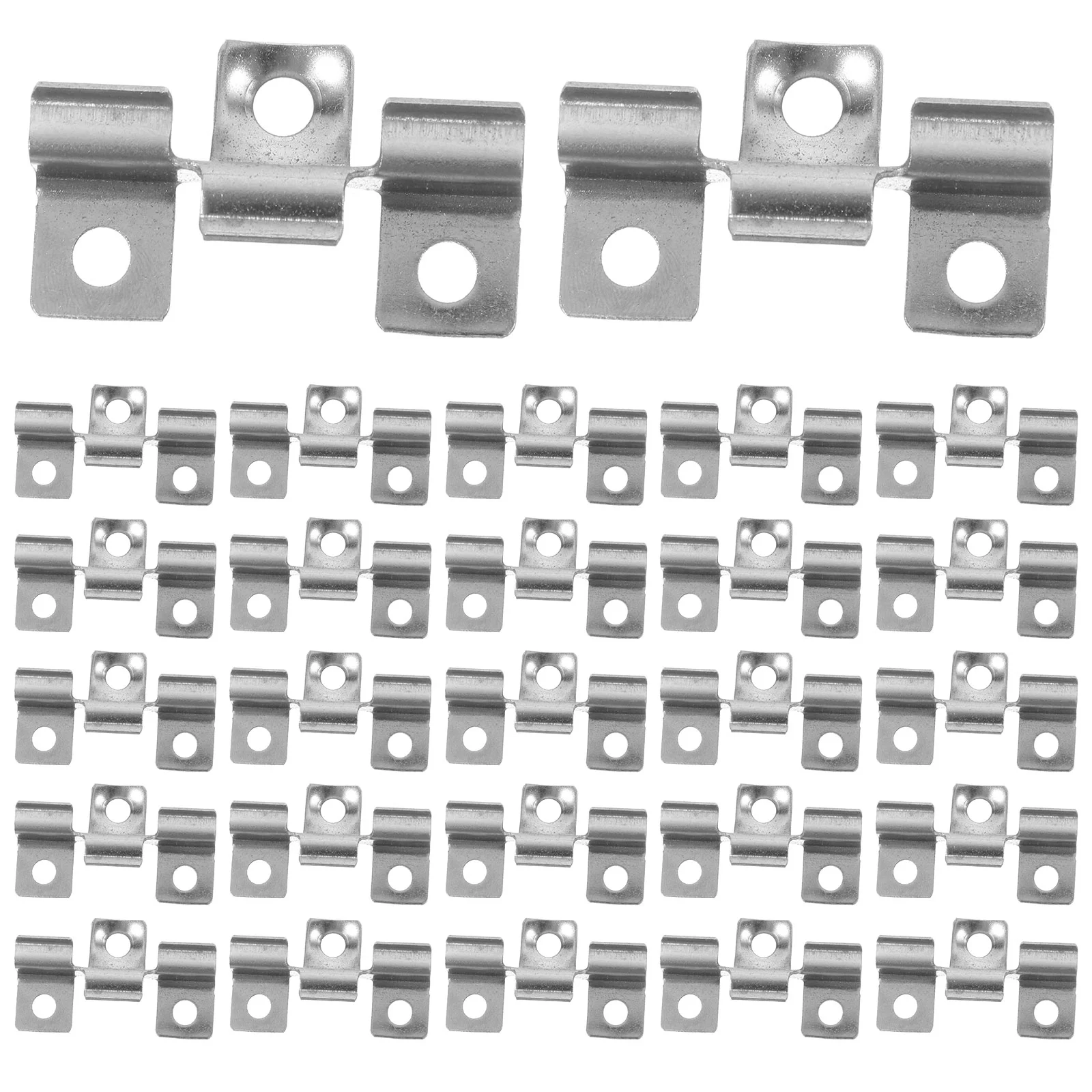 

100 Pcs Floor Buckle Deck Board Straightening Tool Gasket Clips for Fastening Fastener Decking Stainless Steel Fasteners