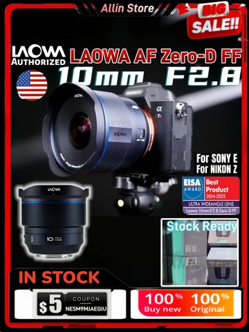 Laowa 10mm f/2.8 AF Full-Frame Wide-Angle Lens 10mm f2.8 Zero-D FF Autofocus Prime Lens For Sony E for Nikon Z camera
