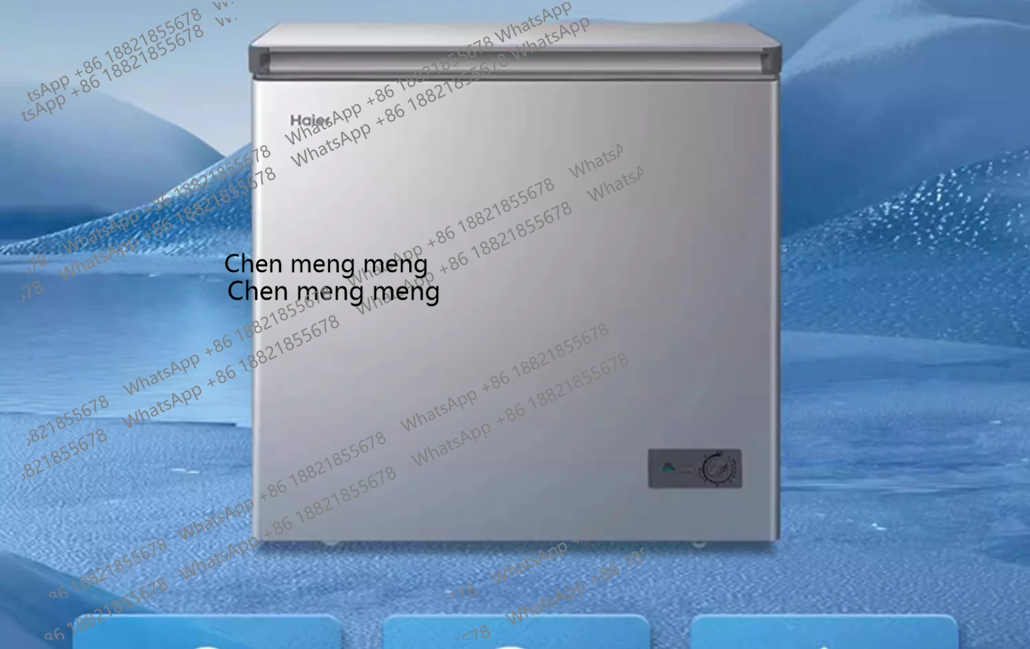 Z189 200 لتر فريزر ثلاجة منزلية تجارية فريزر كفاءة الطاقة من الدرجة الأولى