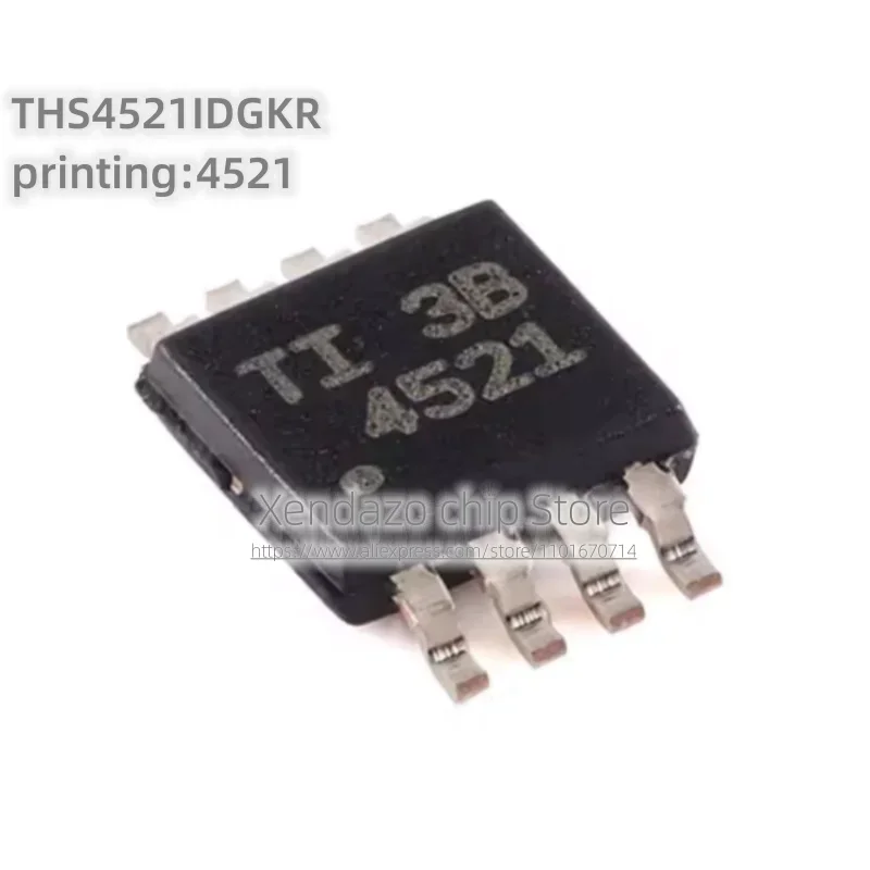 5pcs/lot THS4521IDGKR THS4521I Silk screen printing 4521 VSSOP-8 package Original genuine Fully differential amplifier chip