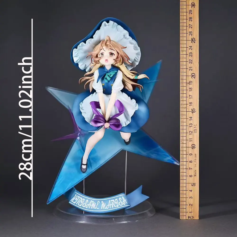 Magician Anime Figure Model High-Quality Collectible Riding Broom Desktop Decoration for Fans
