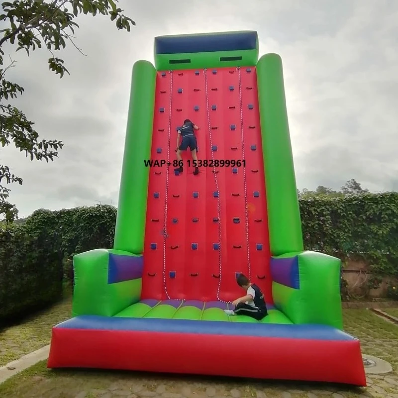 Outdoor Inflatable Climbing Wall Sports Games Inflatable Rock Climbing Interactive Games for Kids and Adults