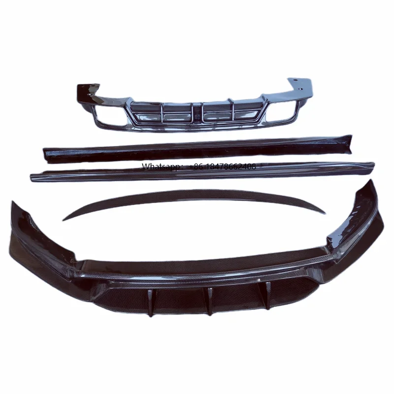 CM Style Carbon Body Kit for  Caye 9Y0 Front Bar Edge Rear Diffuser Side Skirt Rear Spoiler