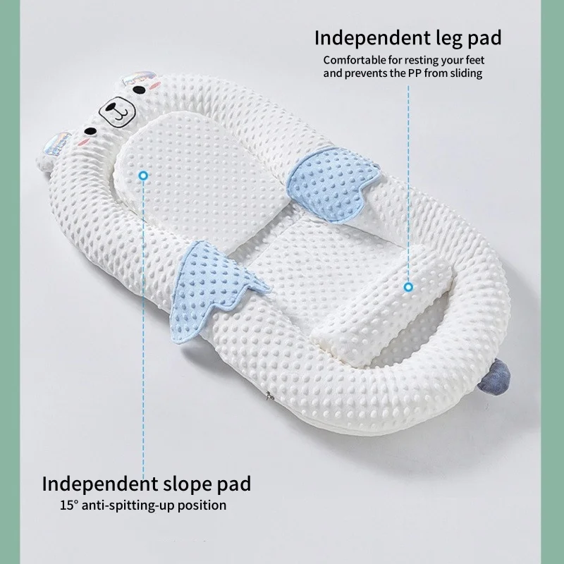 0-1 years old baby bed - Multi-functional and movable baby bed for newborns - Anti-pressure design - Foldable