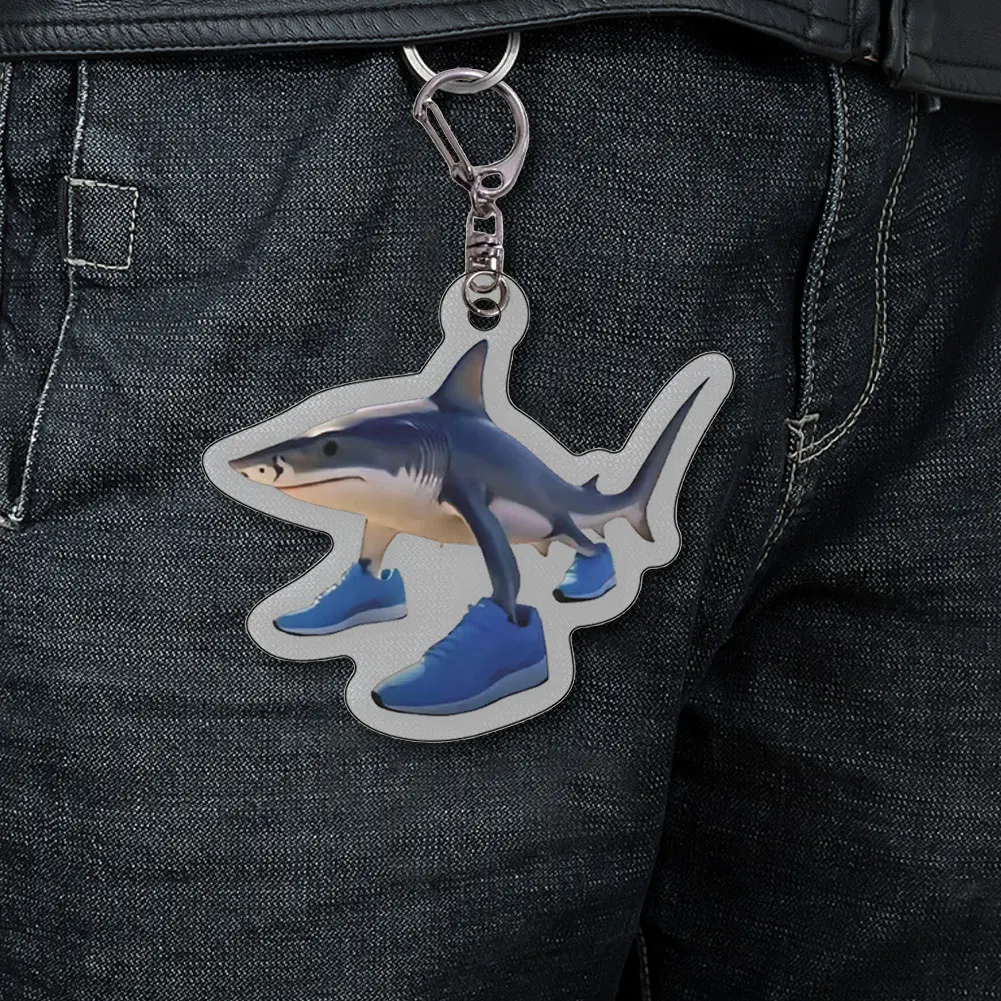 

Creative Animals Acrylic Keychain Hanging Pendant Key Ring Backpack Pendant Bag Charms Fans Gift