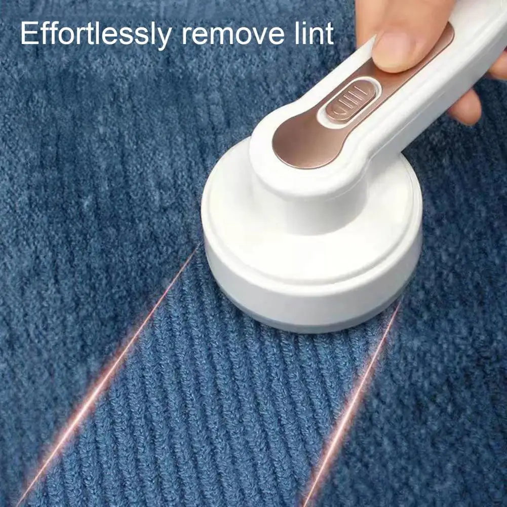 Rechargeable Lint Remover Electric Fabric Shaver Usb Rechargeable 3-leaf Blade Sweater Defuzzer Cordless Clothes Lint Remover