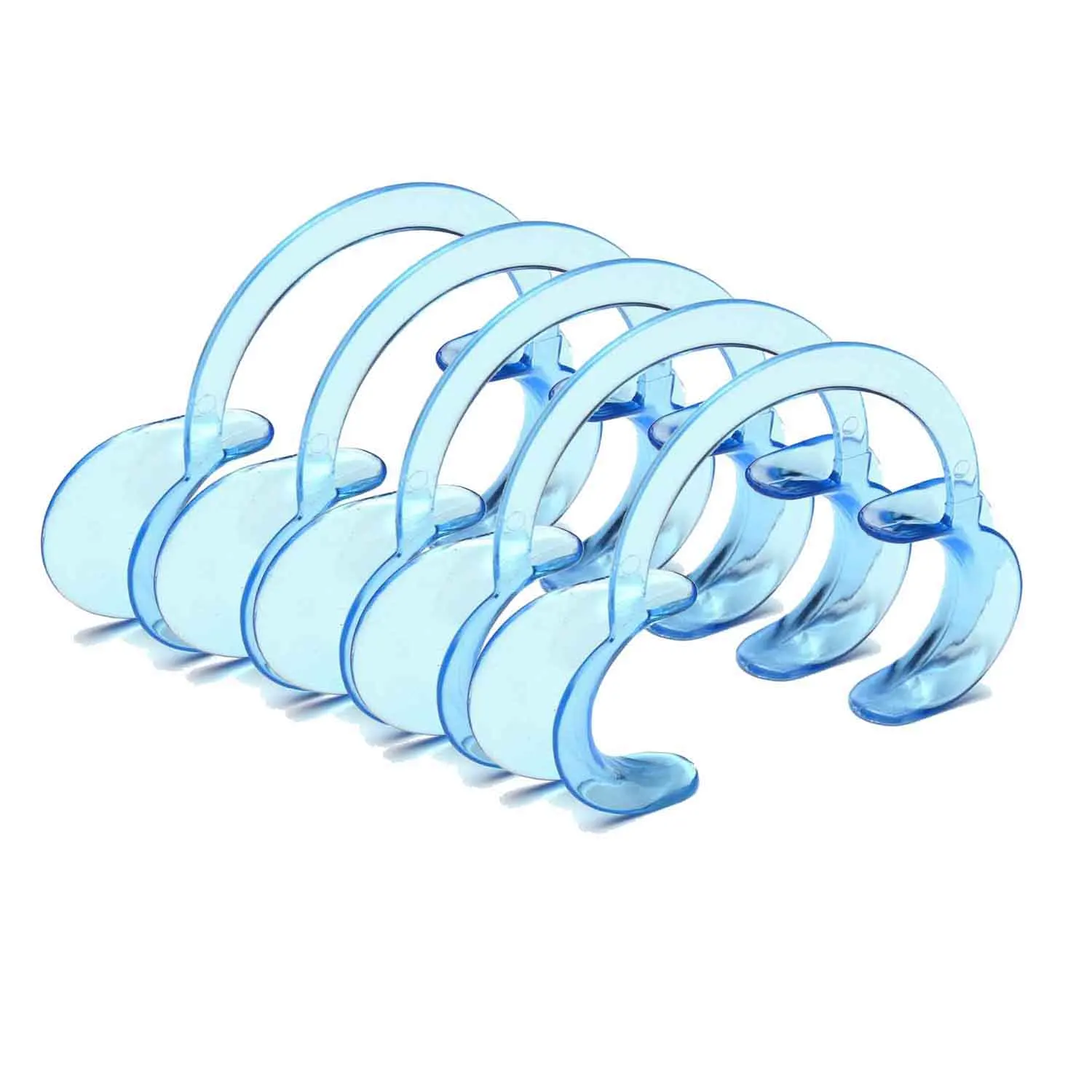 

5pcs C-Shape Cheek Retractor Mouth Retractor Mouth Opener Dental Lip Cheek Retractor Mouthguard Challenge Game Speek Out