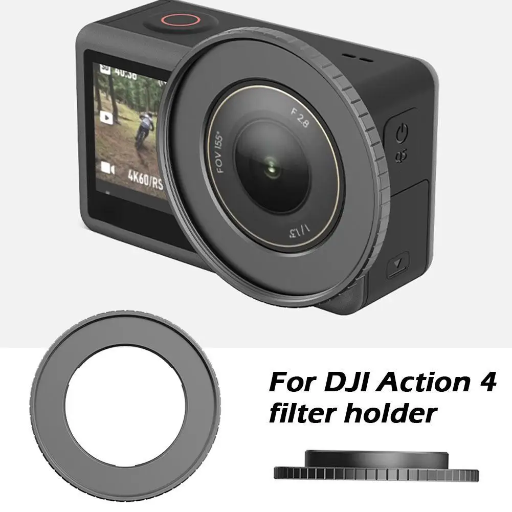 Per dji Action 4 portafiltro 49mm telaio filtro protettivo in metallo Action Camera accessori per telaio filtro protettivo