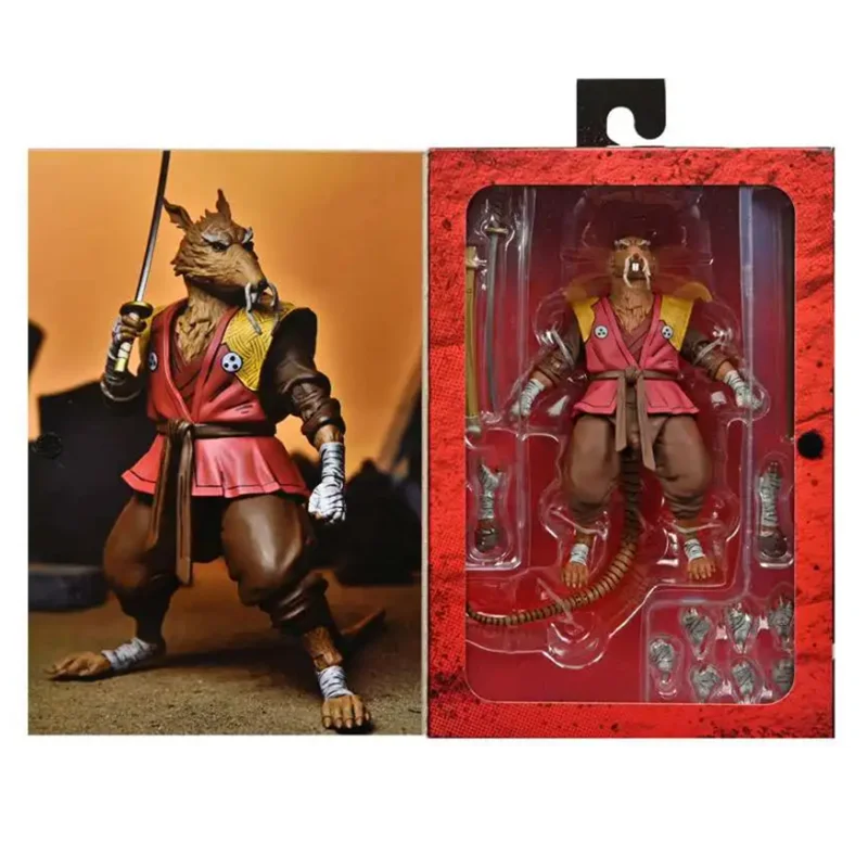 Teenage Mutant Ninja Turtle Splinter Action Figure NECA 54351 Sprite The Last Ronin Figuras 7-Inch Model Gift for Kids Original