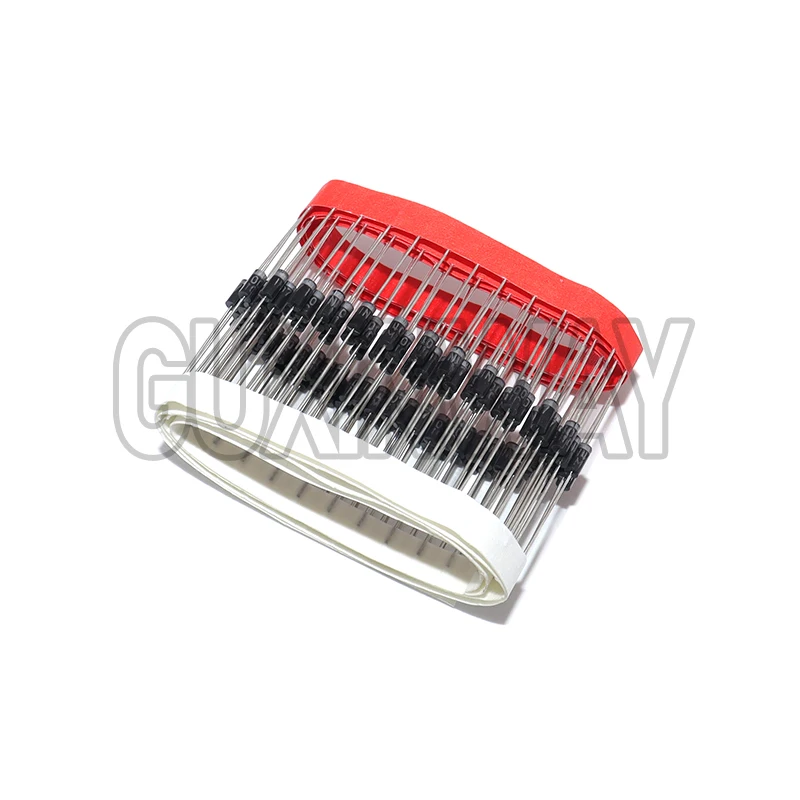 100pcs 1N4007 rectifier diode IN4007 1A 1200V DIP DO-41 Schottky diode image 6