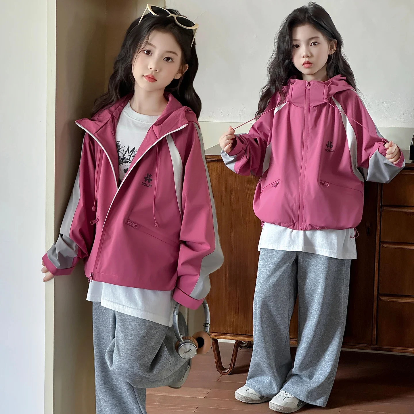 

2025 Spring and Autumn Men and Women with The Same High-quality Jacket High-quality Splicing Jacket