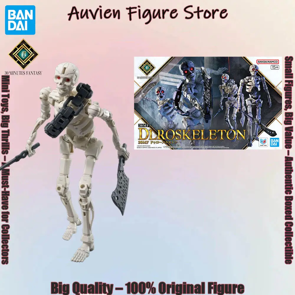 

Officially Licensed Bandai Assembled Dlroskeleton Figure Anime 30 Minutes Fantasy Classic Character Model