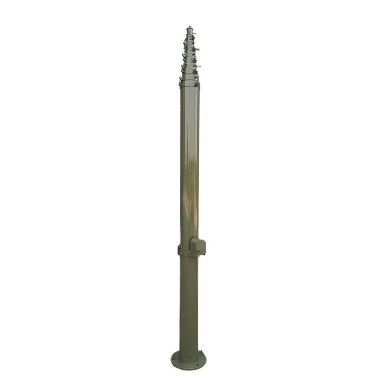 

10m Telescopic Mast Aluminum Manual Crank Up Antenna for Communication