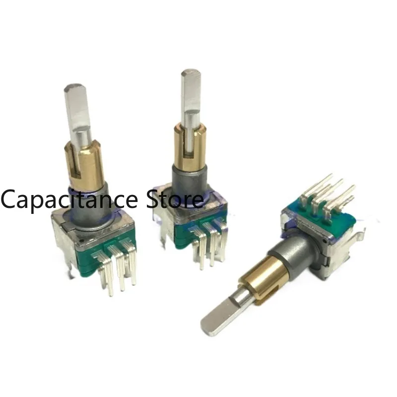 

5PCS Dual axis encoder EC11EBB24C03 with switch, 2-way adjustment, 30 positioning numbers