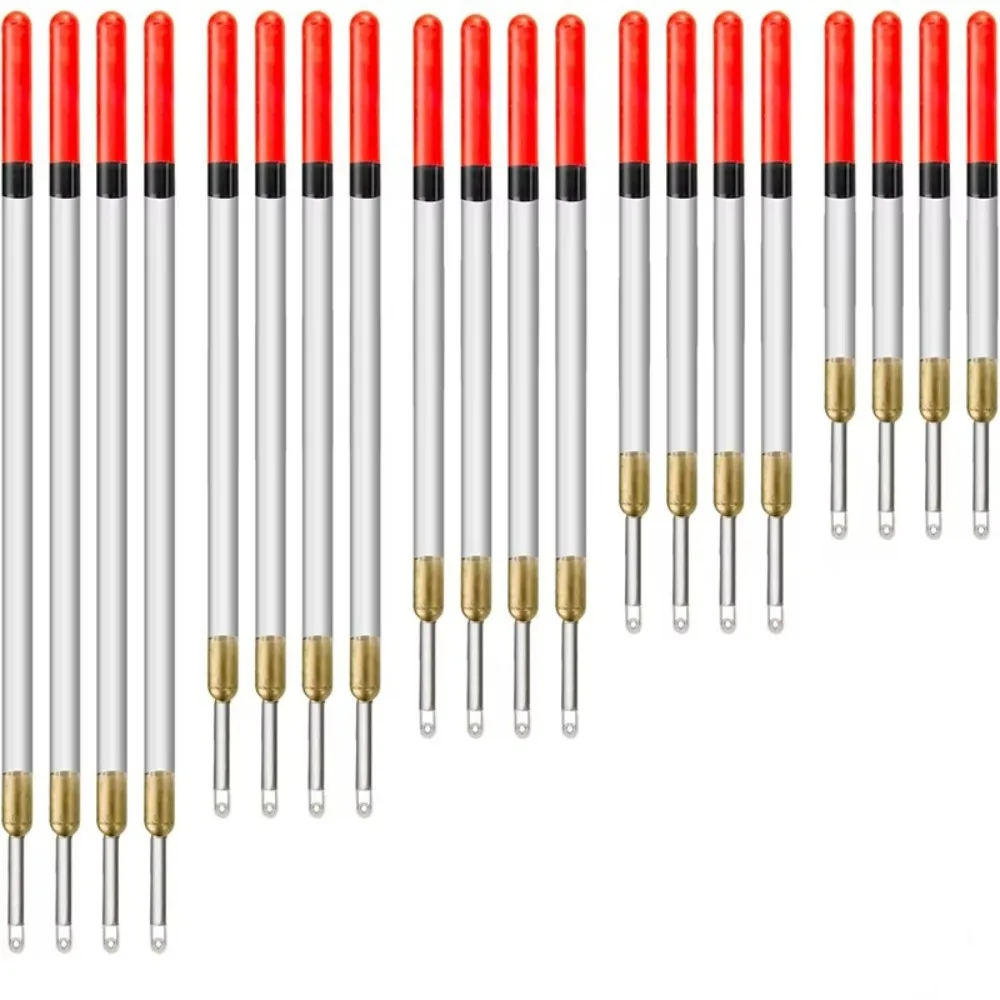 

10pcs Robust Plastic Fishing Floats Transparent Pipe Drift Loaded Trout Floats 11/13/15/17/19 cm Fishing Accessories