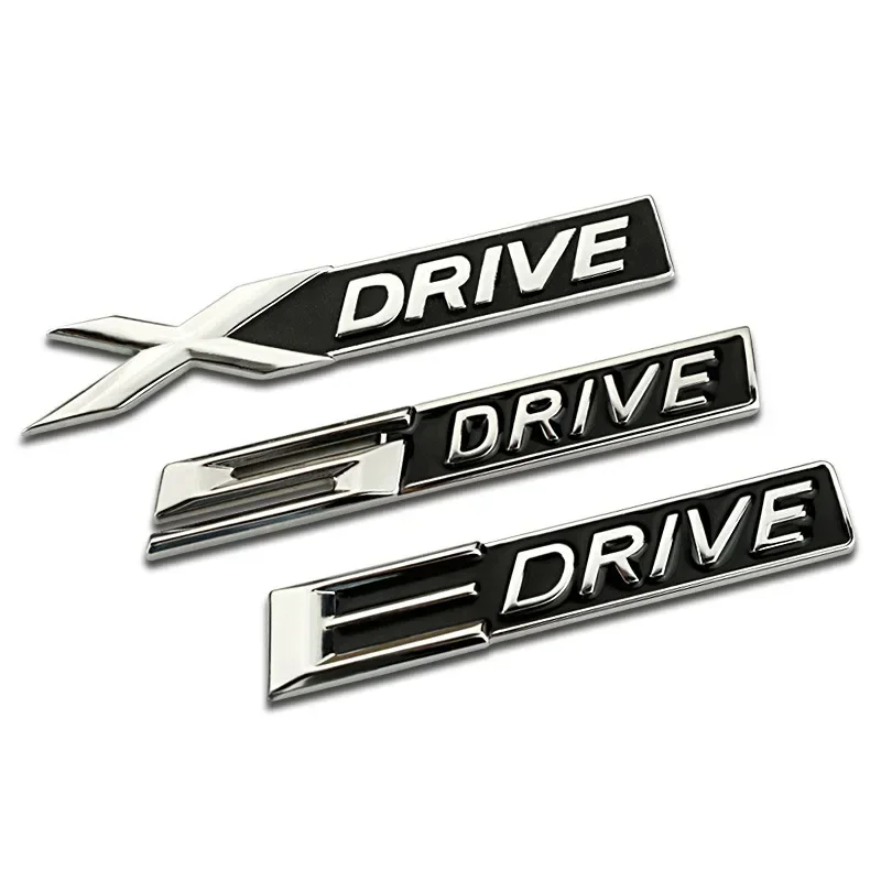 

3D Metal Car Emblem Badge Sticker Sdrive Edrive Xdrive Logo For BMW 3 5 Series E90 E39 E46 F10 F20 F30 X1 X3 X5 X6 Accessories