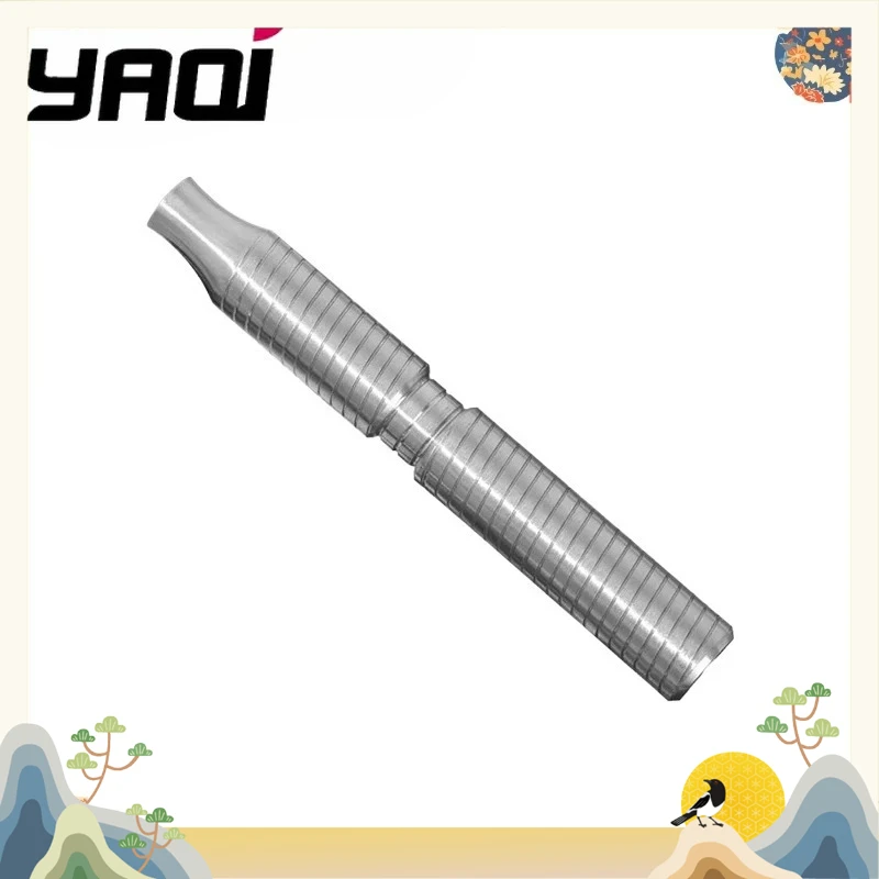 

Ручка для бритвы YAQI 88 мм из цельной нержавеющей стали, коллекционная, подарок на день рождения для парня