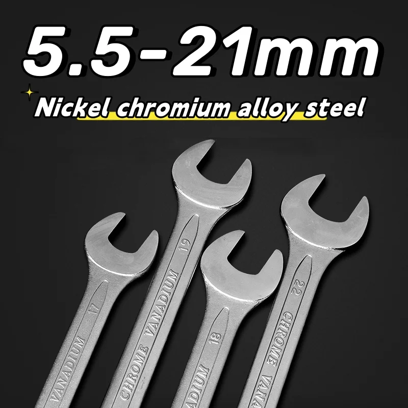 1pcs 5.5-21mm Double Head Open End Wrench Combination Hex Spanner for ...