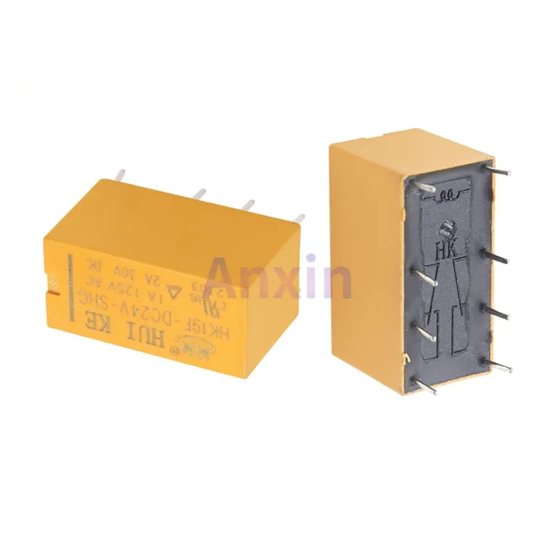 5PCS HK19F-DC3V-SHG HK19F-DC5V-SHG HK19F-DC9V-SHG HK19F-DC12V-SHG HK19F-DC24V-SHG 1A 125VAC 2A 30VDC 8Pin HK19F 5V 12V 24V Relais