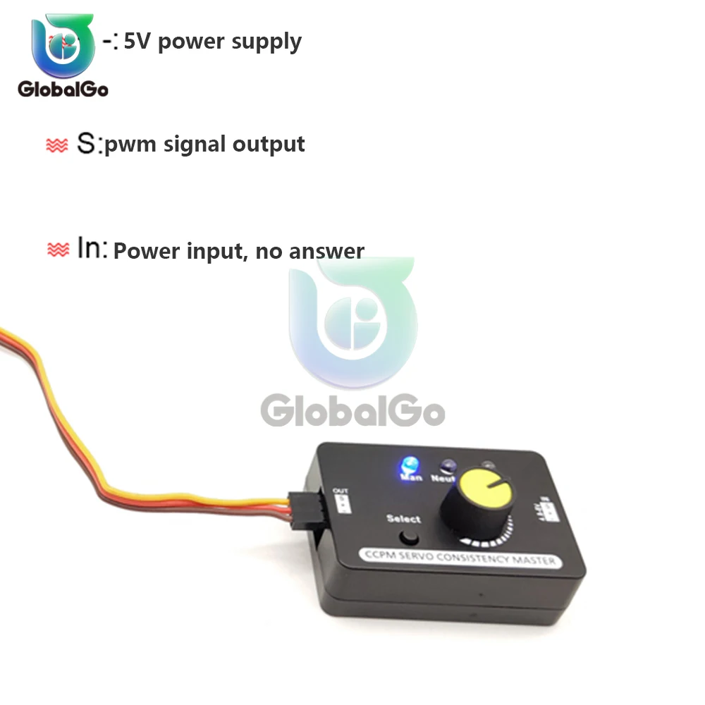 Multiservo probador 3CH ECS, control de velocidad de consistencia, canales de potencia, piezas de dron CCPM Master Checker RC