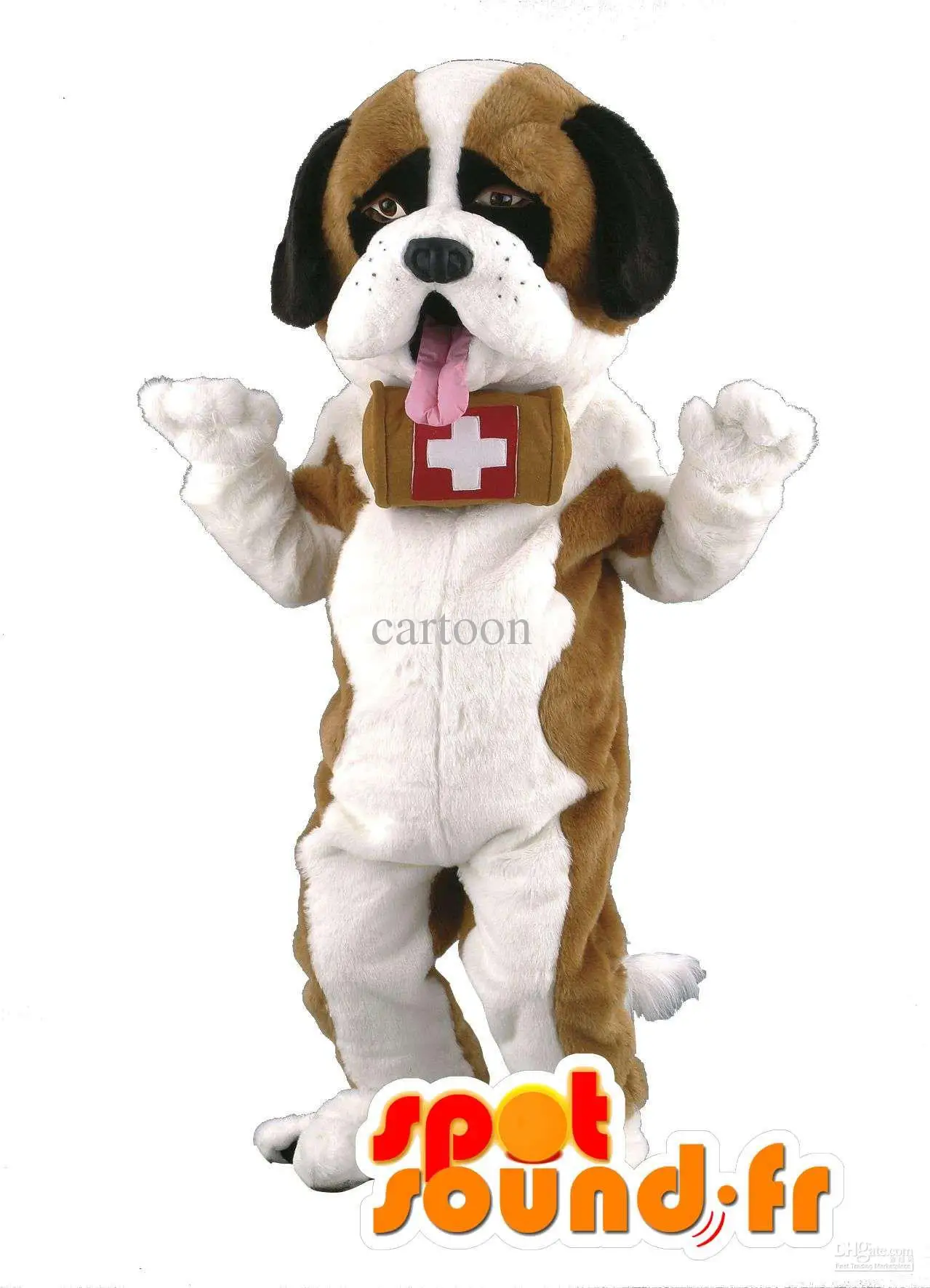 New Luxury Bernard Dog Mascot Costume Halloween Christmas Dress Full Body Props Outfit Mascot Costume