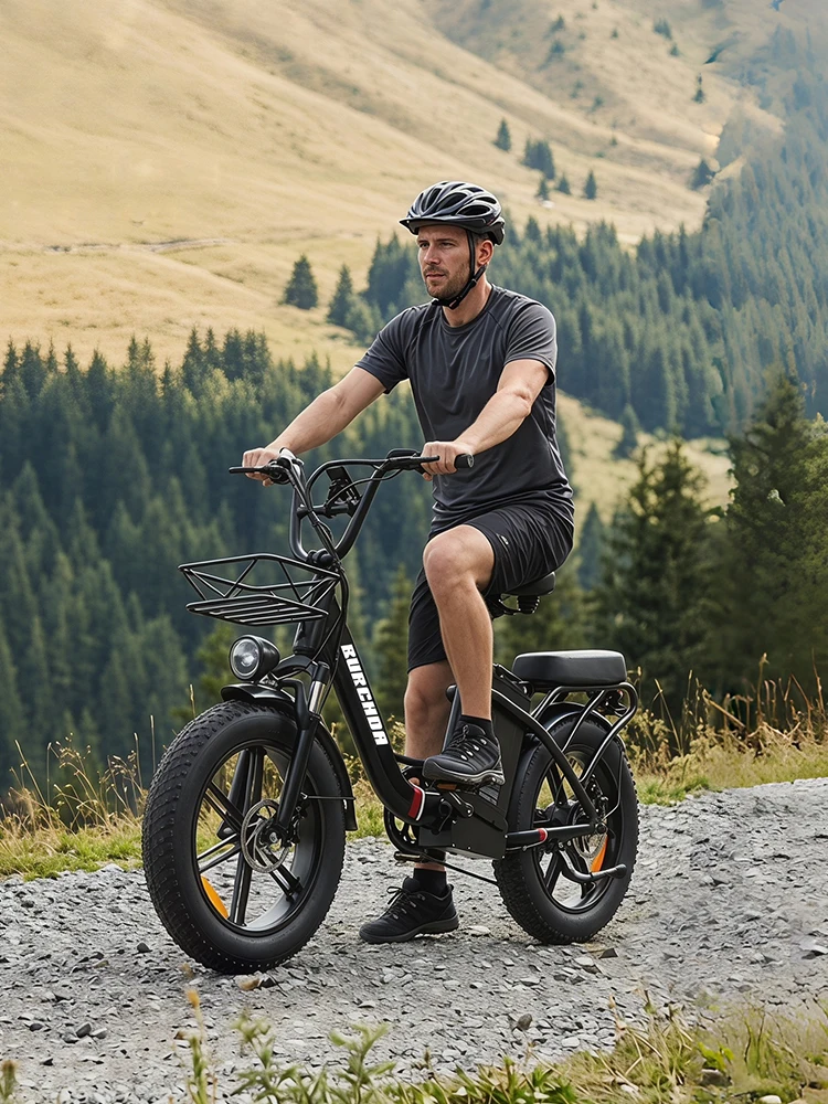 BURCHDA 2026 NEUES U8 City Elektrofahrrad 48V31.5AH Lithium-Akku E-Bike 20 Zoll 4.0 Fat Tire E-Bike Elektrofahrrad für Erwachsene