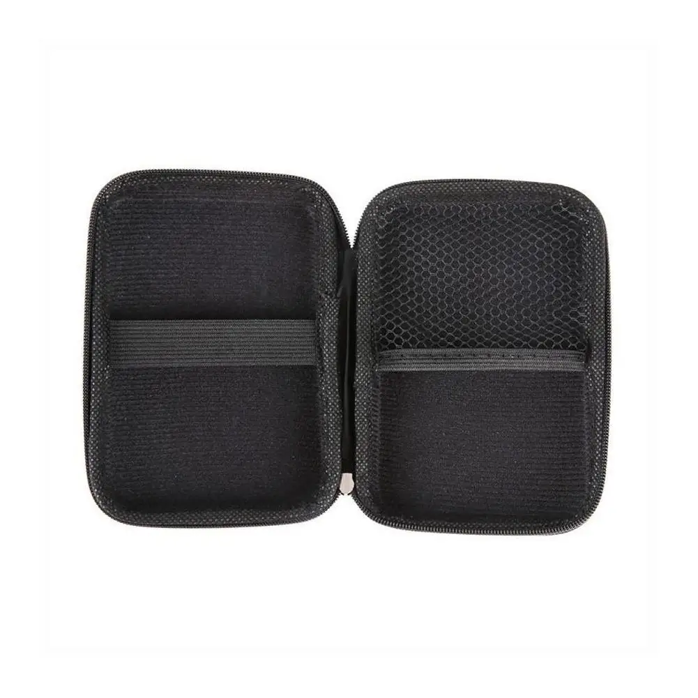 2.5 Hard Disk Case Portable HDD Protection Bag for External 2.5 inch Hard Drive/Earphone/U Disk Hard Disk Drive Case Black image 6