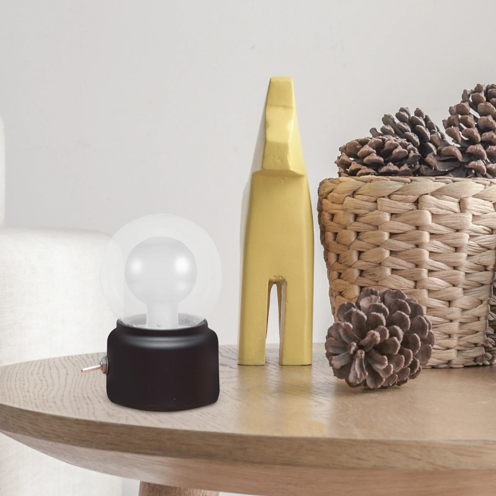 

Double Layer Clear Transparent Round Glass Lampshade Globe Replacement Glass Cover for Living Room Ceiling Light Fixture