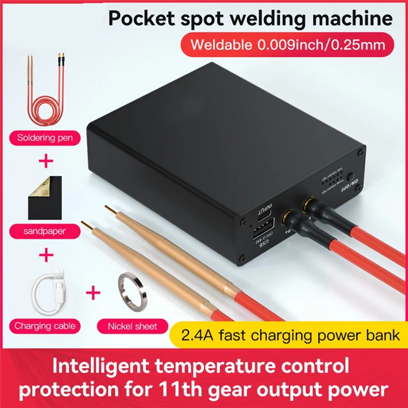 

CP01 Handheld Small Spot Welding Machine DIY Full Set Of Accessories 18650 Lithium Battery Mini Spot Welding Machine-B51B